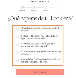 Lookiero - formulario